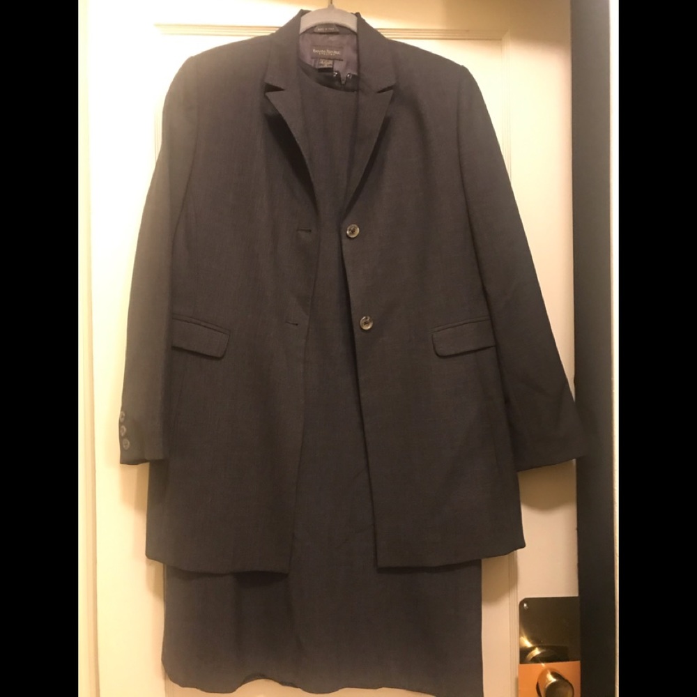 Gray dress with Jacket from banana republic